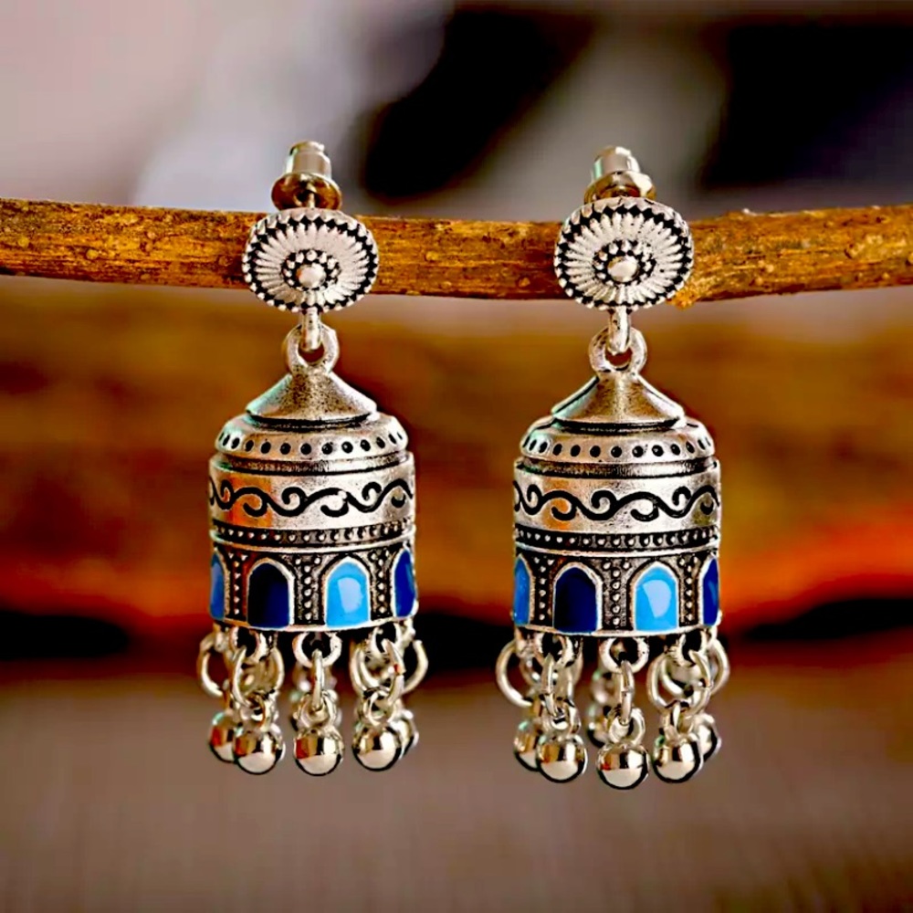 Indian Pakistani Afghani Boho Ethnic Drop Earrings